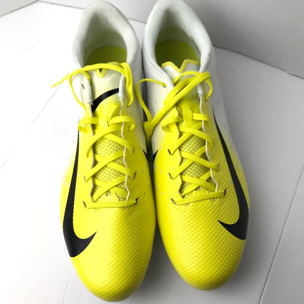 Nike Vapor Untouchable Yellow cleats 16